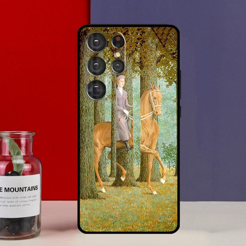Rene Magritte Funda Case For Samsung Galaxy S25 Ultra S9 S10 S20 FE S21 S22 S23 Plus S24 Ultra Phone Cover