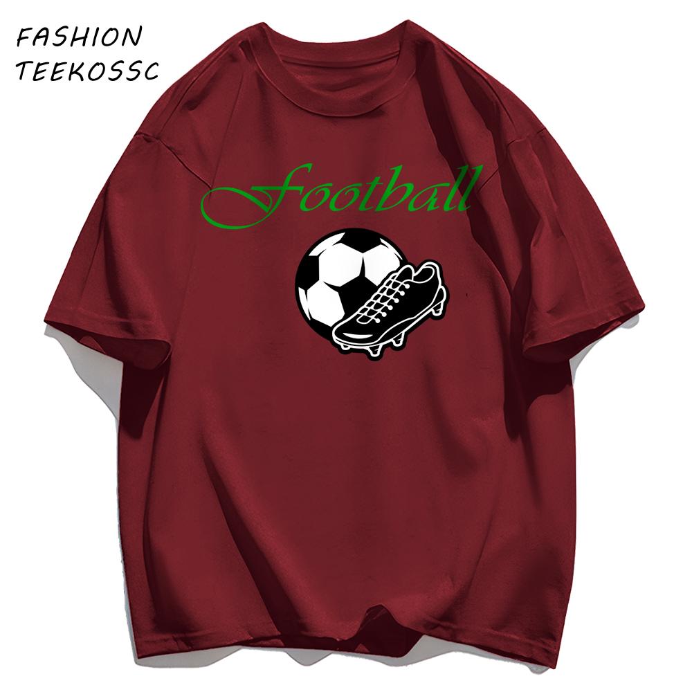 Football Is A Very Healthy Sport TShirt Men Summer AllMatch TShirts ONeck Casual Short Sleeve Hip Hop Cotton Streetwear