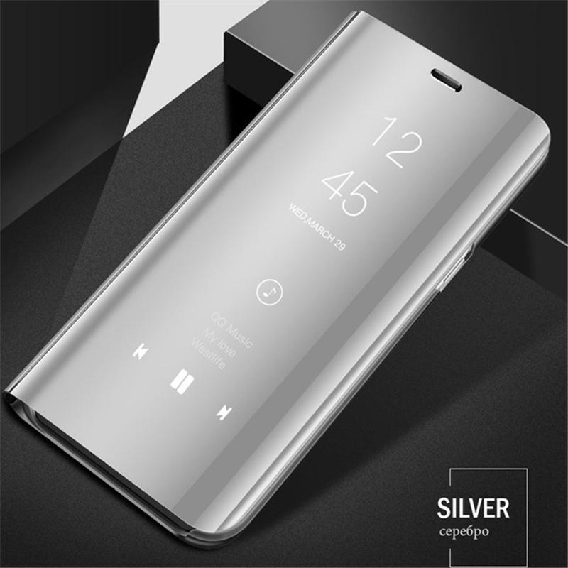 Luxury Smart Mirror Flip Case For Samsung Galaxy A21S A51 A71 A01 A11 A21 A31 A41 A50 A70 A30 A40 A20 A10 S S20 Ultra S10 S9 S8 Note 10 Leather Cover