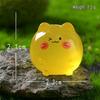 Adorable Luminous Cat Resin Ornament for DIY Micro Landscapes