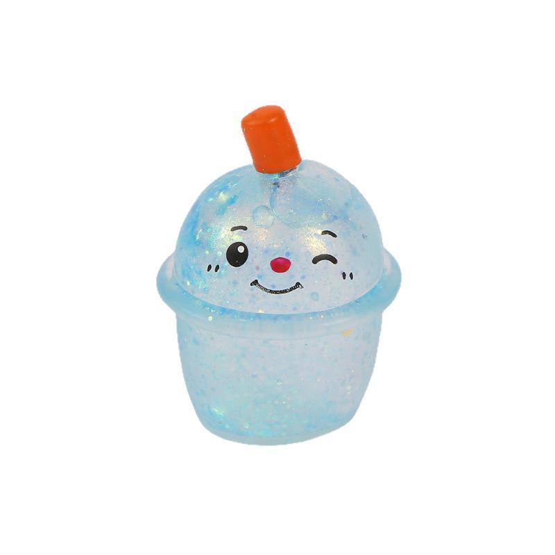 Simulation Bubble Tea Cup Squeeze Toy Slow Rising Soft Squeeze Stress Relief Toy For Kids Party Gift Office Anxiety Relief Decor