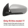 Carbon Look/Glossy Black Car Side Wing Cap Mirror Cover For Nissan Qashqai J10 2007-2014 Rearview Mirror Case Add-on accessories