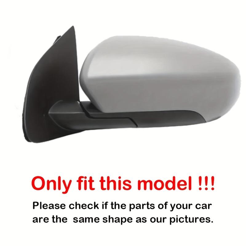 Carbon Look/Glossy Black Car Side Wing Cap Mirror Cover For Nissan Qashqai J10 2007-2014 Rearview Mirror Case Add-on accessories