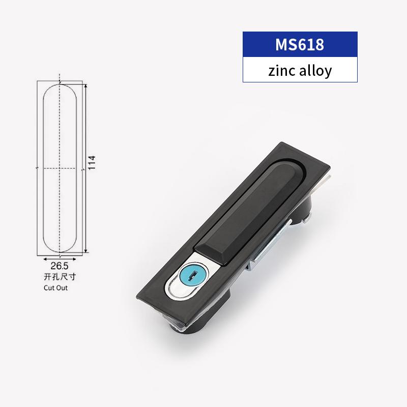 MS618 Industrial Cabinet Panel Door Lock Distribution Box Door Handle Switch Control Cabinet Lock Electrical Cabinet Door Lock