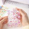3D Puffy Stickers for Kid Cute Cartoon Animal Decals for Journal Phone Case Sparkle Craft Stickers for Children DIY Scrapbooking