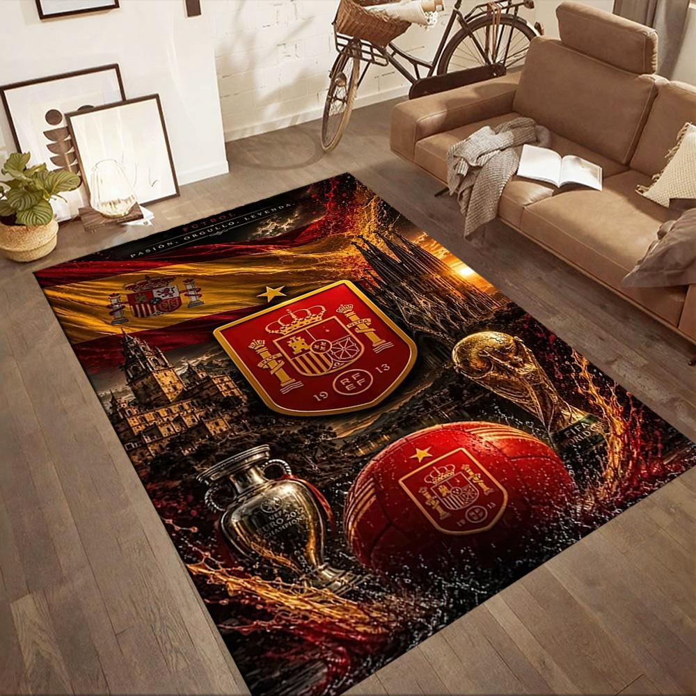 Atletico Madrid Area Rug Perfect For Hallway Balcony Study Room Living Rooms Antislip Rug Anime Office Decor Spiritual Gift