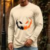 Men's Halloween Casual Long Sleeve Neck Shirt