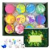 Children's Bath  Ball With Toy Bath Ball,  Body Care, Bath Products, Birthday Gift,Smooth And Moisturized Skin,  1 Box