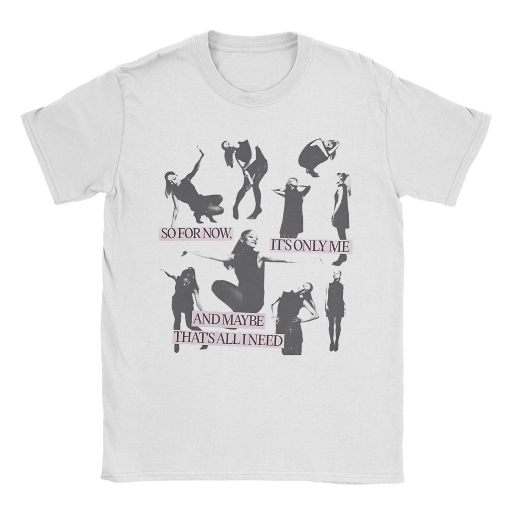 Ariana Grande Music Singer Album T Shirt Summer 100% Cotton T-Shirts For Man Novelty Print Tee Shirt Short-Sleeved Awesome Tops