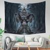 1 Werewolf Transformation Tapestry 2D Single Print Dark Stylish Durable Tapestry Home Living Room Bedroom Dorm Gothic Vibe Decor