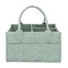 Organizer per Pannolini Grigio Grande, Portatile per Viaggi in Auto