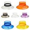 Waterproof Transparent Fisherman Hat Pvc Sun Cap Clear Bucket Hat  Vacation