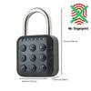 Tuya TTLOCK APP Intelligentes Fingerabdruck-Vorhängeschloss Wasserdichte Biometrische Daumenabdruck-Türschlösser Schlüssellose Haus-Gepäck-Sicherheit Legierungsschlösser