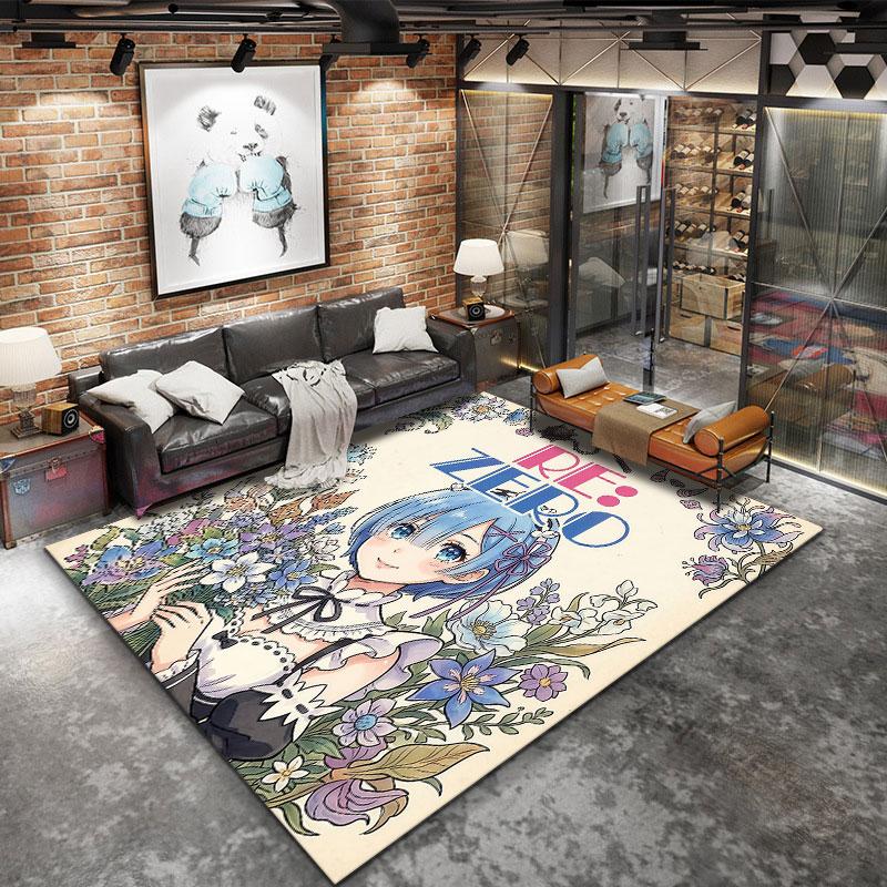 Re Zero Carpet Rug For Living Room Bedroom Home Sofa Decoration Kids Play Nonslip Floor Mat