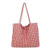 Canvas Tote Bag For Women With Stitching Detail For Daily Casual Use