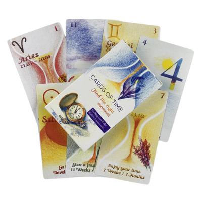 Karten der Zeit Finde den richtigen Moment Orakel Tarot Englisch Visions Wahrsageausgabe Deck Brettspiele