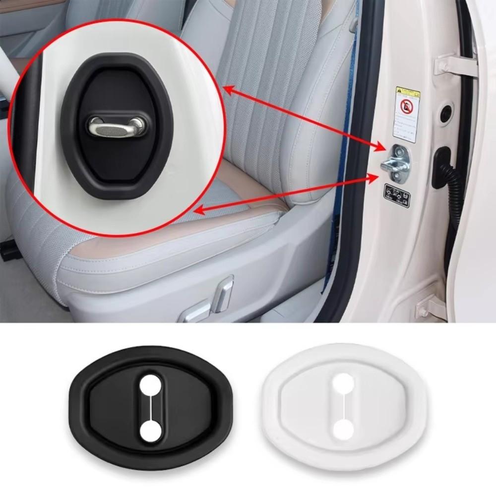 4Pcs Set Scratch-resistance Car Door Lock Buckle Protector Car Door Protection