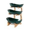 Creative Storage Wooden Fruit Plate Snack Storage Bracket Living Room Home Multi-layer Wardrobe Bread Candy Storage