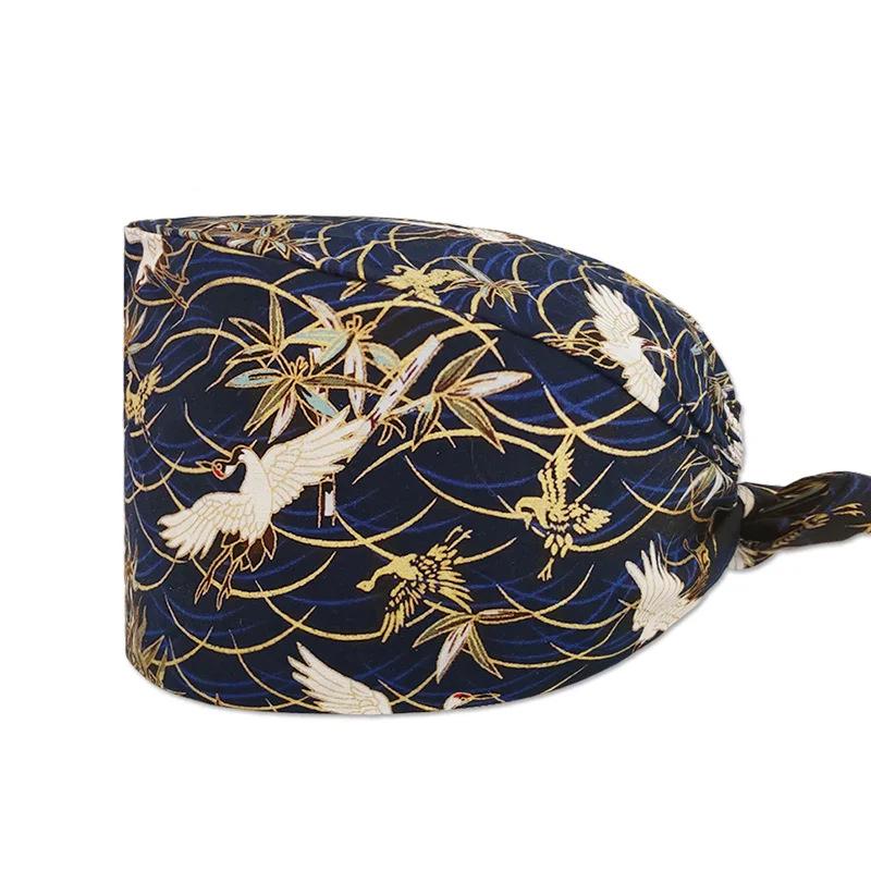 Cartoon Print Spa & Nurse Surgical Cap