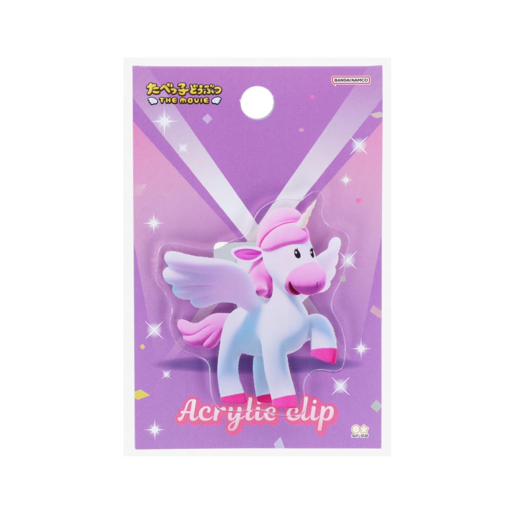 

Stationery Tabekko Animals THE MOVIE Merchandise Clip Acrylic Ginbis Pegasus S3625508 Sun-Star