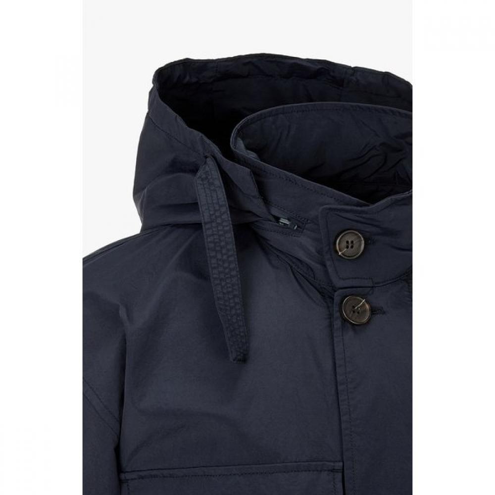 Emporio Armani Men S Hidden Hood High Neck Field Jacket A516110023