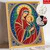 DIY 3D Pearl Diamond Painting Art Set Religious Mother Mary Home Decor Art Set Wall Art