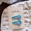 Autumn Retro Coffee Color Love Bow Hairpin Temperament All-match Children's Hair Accessories Side Bangs Hairpin Headdress