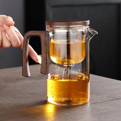 Kouzelná konvička 600/720/800ml Skleněná magnetická konvička se sítkem Magnetická separace vody Infuzní konvička pro sypané a bylinné čaje