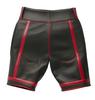 Black Men's Festive Leather Shorts Genuine Lambskin Handmade Sports Stylish Gym