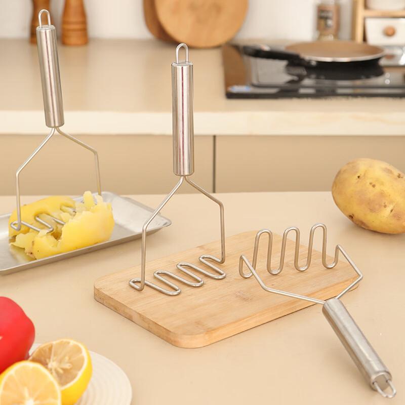 

ZISIZ Potato Masher and Baby Food Presser