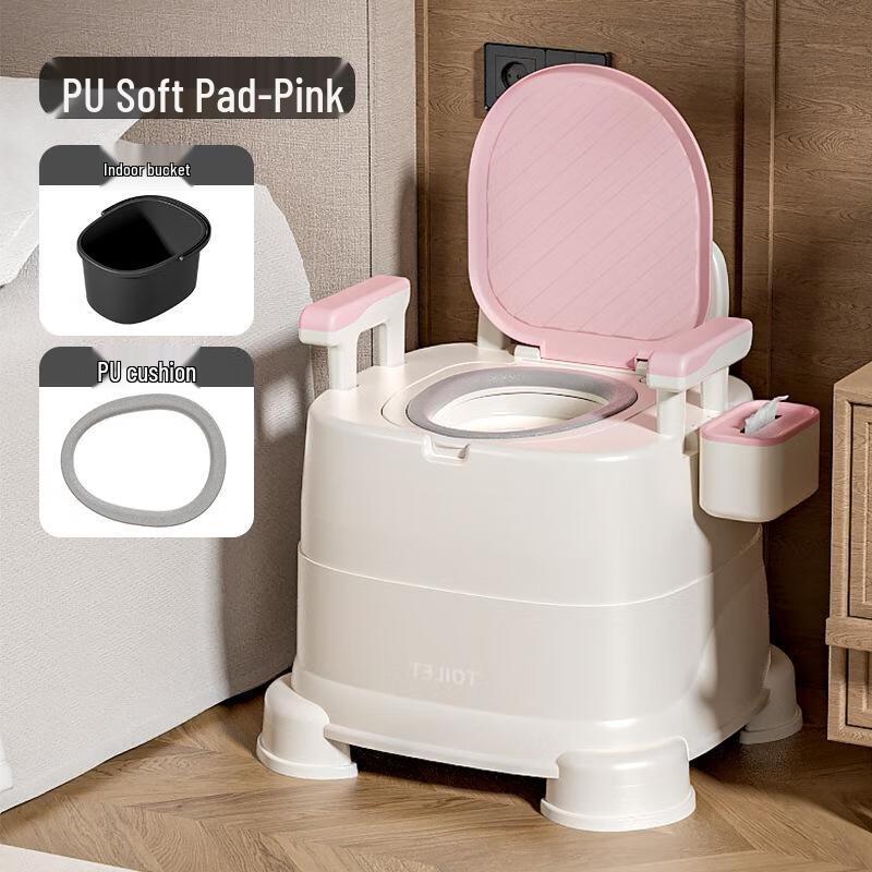 Поднятый мобильный туалетный стул Gureide