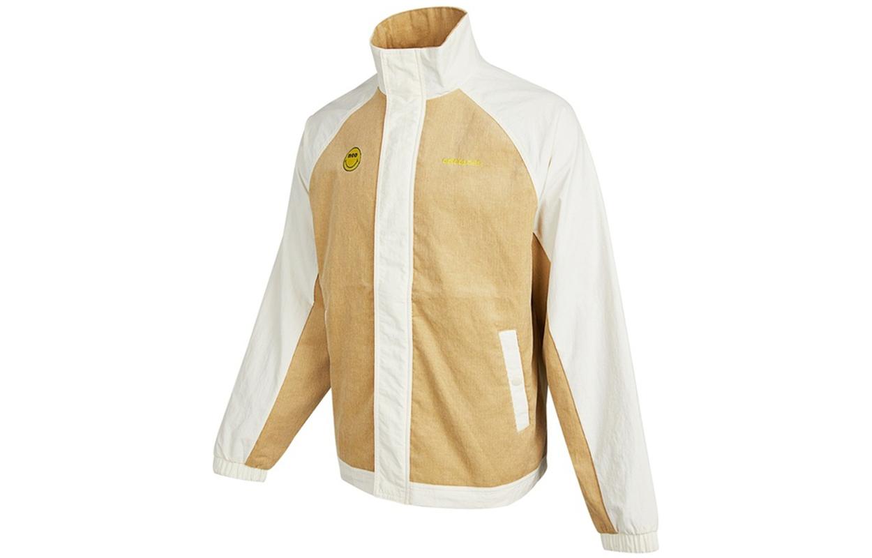 Adidas Neo Jackets Men s Khaki Stand Collar Moderate Other H58045 XL