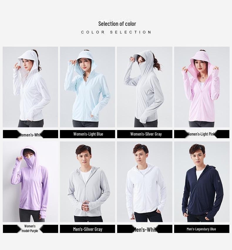 Herre UPF50 Pustende Solbeskyttelse Fiske- og Sykkelhatt med Ansiktsdeksel