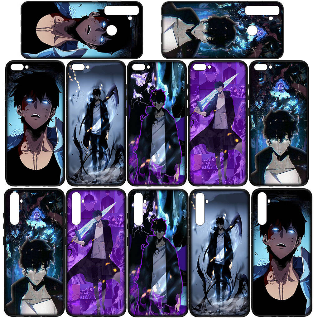 Phone Case for iPhone 17 16 15 Plus Huawei P30 P20 Lite Redmi Note 14 12 11 13 Pro Max OPPO A60 A80 A40 A18 A38 Sung Jinwoo Solo Leveling Arise Cover