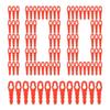100Pcs Plastic Replacement Blade Lawn Trimmer Blade Grass Trimmer Accessories Compatible with Sun Joe 24V GT10 24 RedBack SWIFT