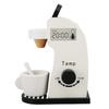Kids Coffee Maker Playset Black White Rounded Edges Educational Wood Vivid Toddler Kitchen Playset f