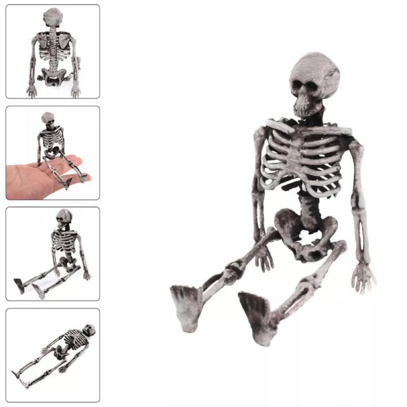 Mini Skeleton 15cm Realistic Decoration For Halloween Parties And Haunted Houses