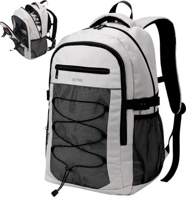 HOMIEE Women's Backpack, Large Capacity, Mesh, Korean Style, Casual, 3-Layer Construction, Waterproof, Fits 15.6-inch PCs, A4 Sizes, Lightweight,