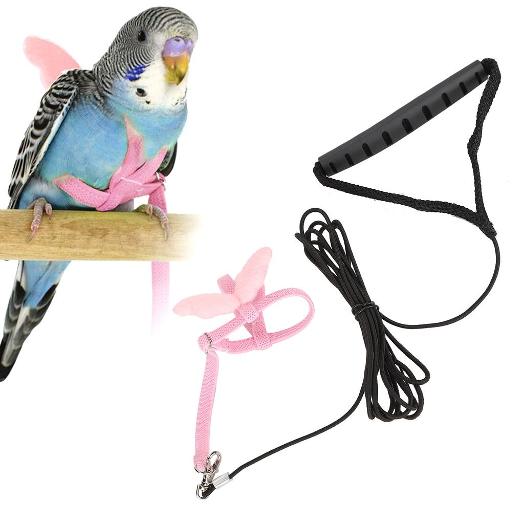 Outdoor Pet Bird Cute Harness Lsh Parrots Flying Training Rope Straps
