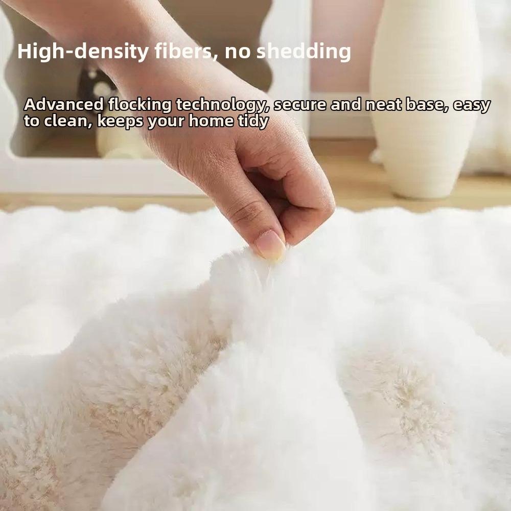 Soft Fluffy Pet Sleeping Mat Thickened Design Fluffy Pet Blanket Warm Plush Pet Mat  Indoor Pet Use