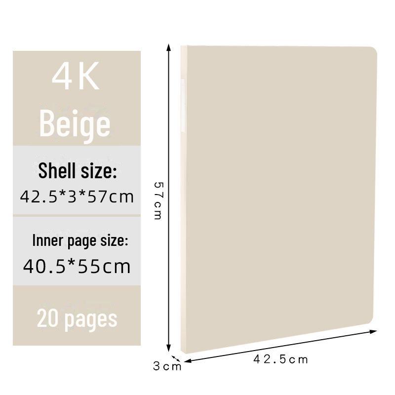 

Прозрачная папка для коллекции плакатов KOBEST 4K большого объема