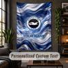 Wall Tapestry Brighton & Hove Albion Football Print Custom Name Text Wall Hanging Home Decor