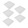 5PCS 120mm Fan Dust Filter Heat Dissipation Soft Magnetic Nylon Frame Computer PC Fan Dust Mesh Filter for PC Case Power Supply Fan Vents