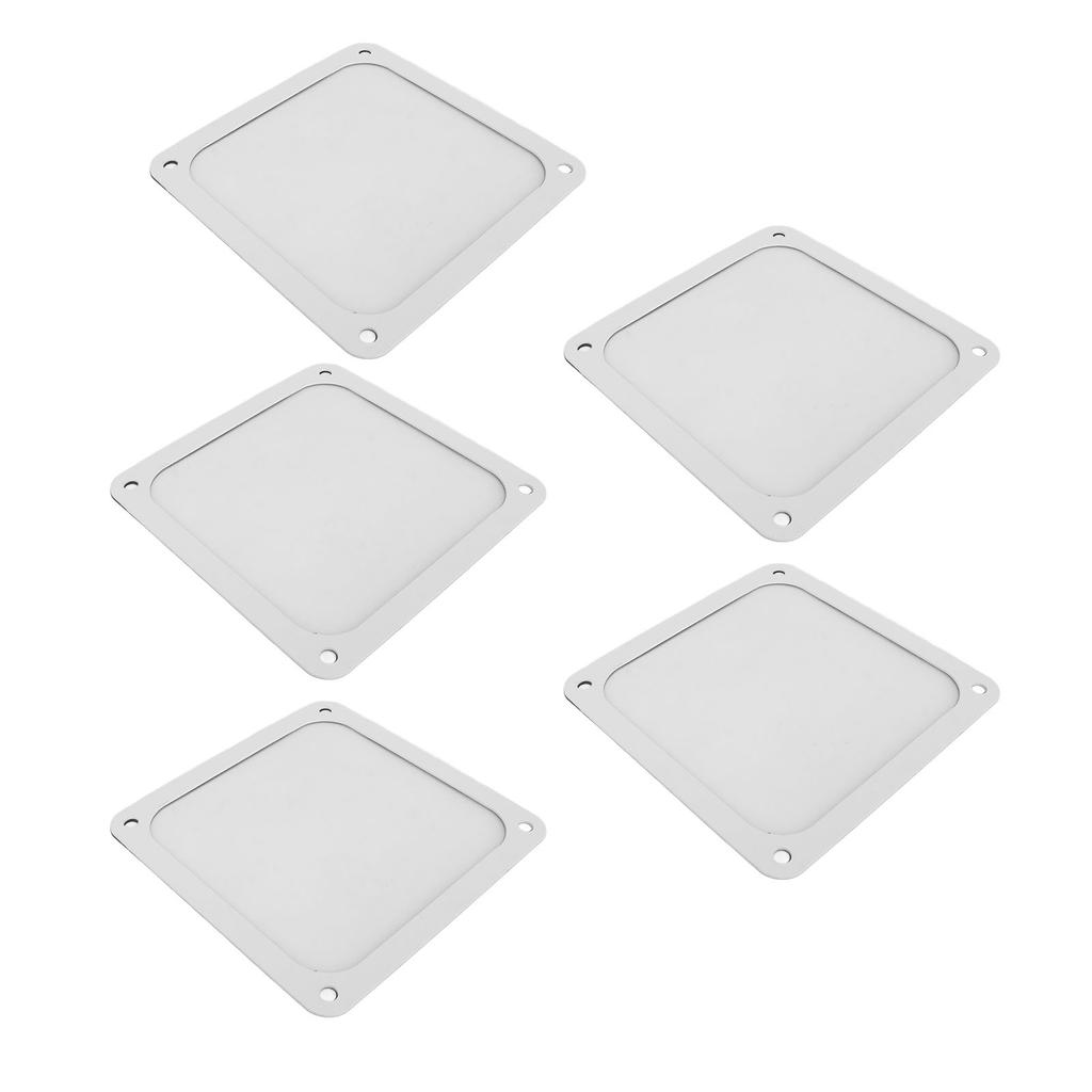 5PCS 120mm Fan Dust Filter Heat Dissipation Soft Magnetic Nylon Frame Computer PC Fan Dust Mesh Filter for PC Case Power Supply Fan Vents
