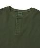 FERNOV Washed Waffle Henley Neck Khaki