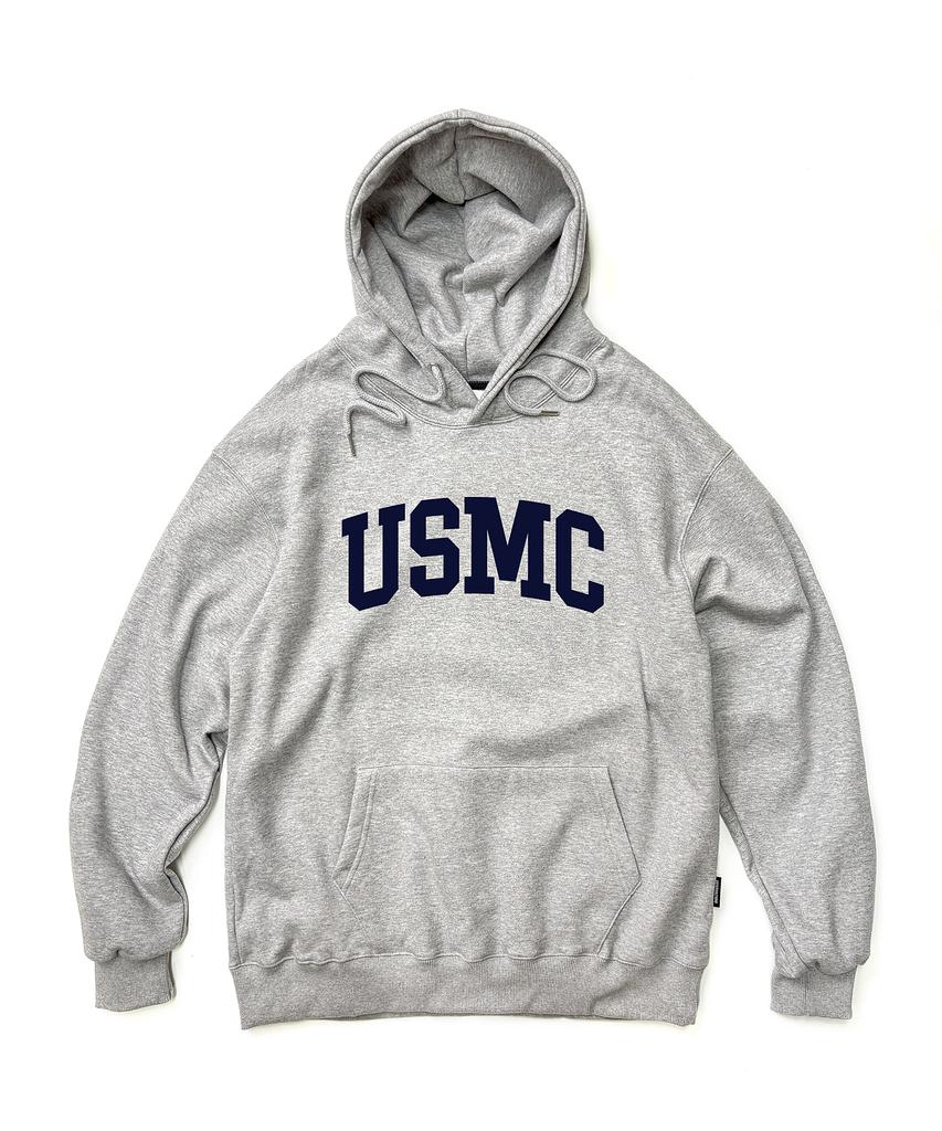 Usmc Loose Fit Hoodie Grey