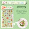 Sigillo a Goccia Bonbon Capibara 3D Caramelle Gelatina Adesivi Animali Carini per Scrapbooking Fai da Te Libri Stile Giapponese Adesivo per Cover del Telefono