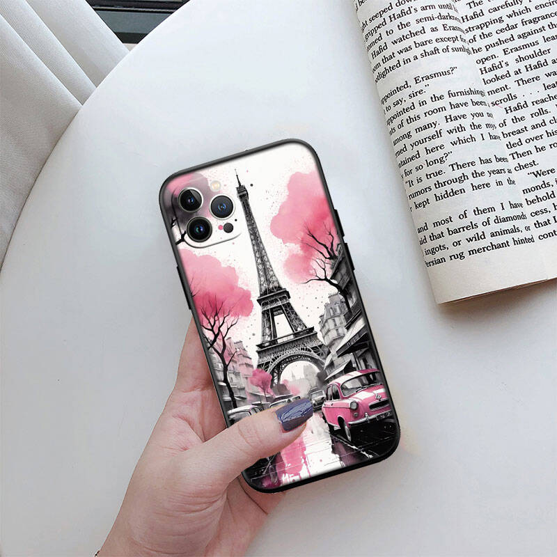 MH128 Paris Eiffel Tower Case for Samsung A06 A35 A25 A24 A15 A05S A05 M55 M35 M15 A02 A12 A13 A10 A16 A20 A30 A22 A31 A32 A33 A42 A50