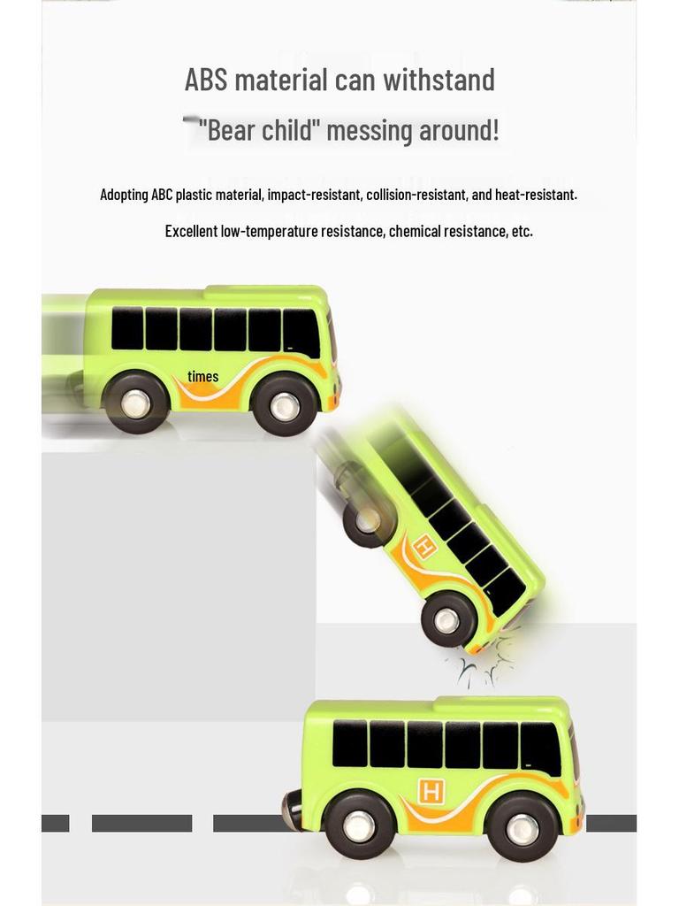 133-teiliges Holzschienen-Elektrozugset für Kinder