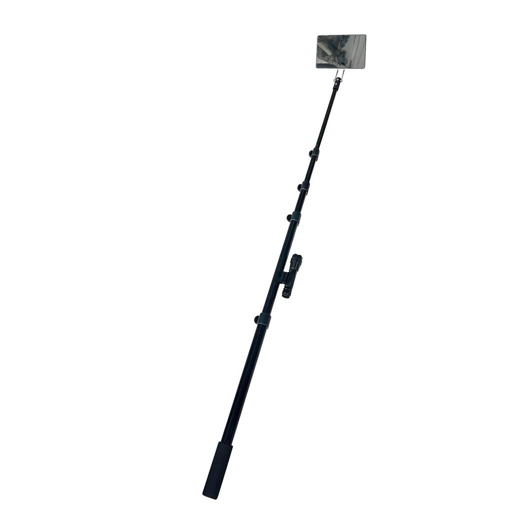 Telescopic Handheld Under-Vehicle Inspection Mirror with Convex and Flat Options for Car Roof and Container Checks